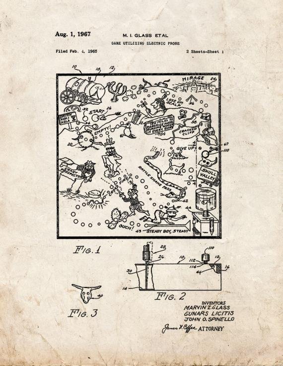 Patent Blueprint 585 1 12 A4 Photo Print