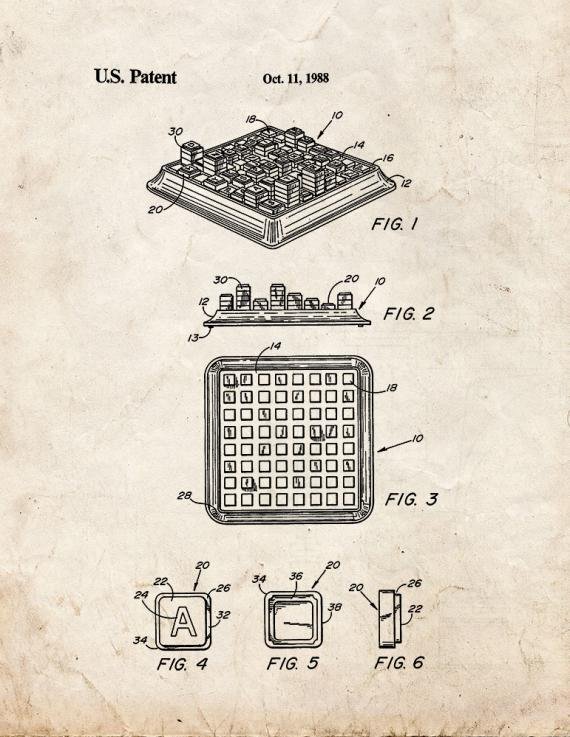 Patent Blueprint 586 2 12 A4 Photo Print