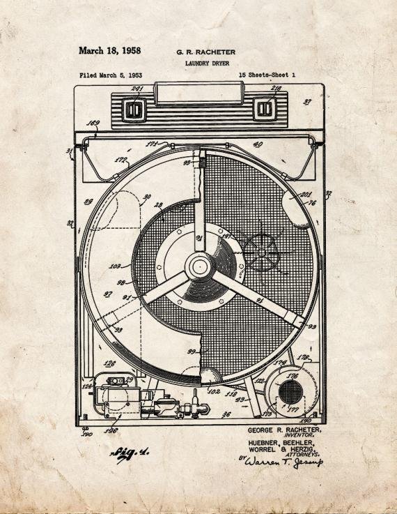 Patent Blueprint 5861 1 12 A4 Photo Print