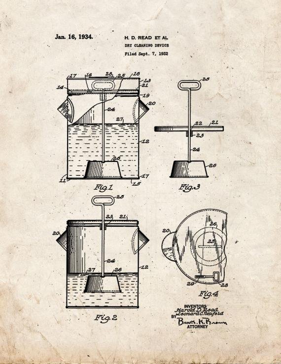 Patent Blueprint 5864 1 12 A4 Photo Print