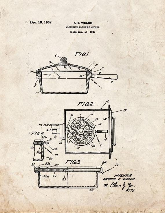 Patent Blueprint 5865 1 12 A4 Photo Print