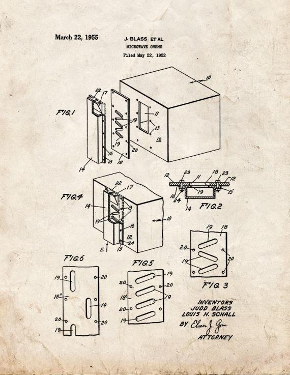 Patent Blueprint 5866 1 12 A4 Photo Print