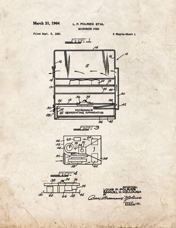 Patent Blueprint 5868 1 12 A4 Photo Print
