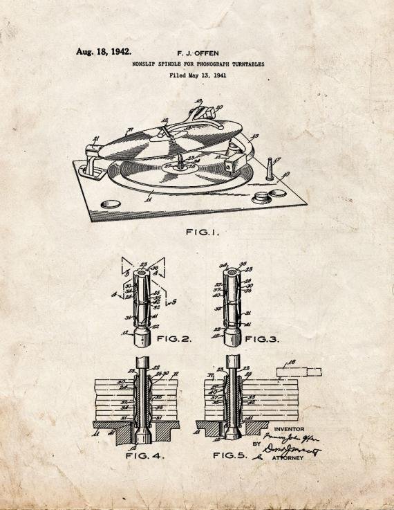Patent Blueprint 5871 1 12 A4 Photo Print