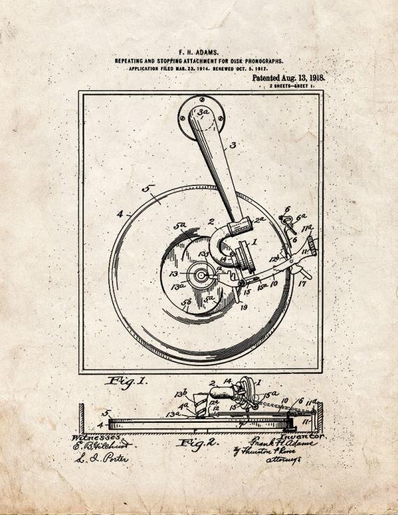 Patent Blueprint 5874 1 12 A4 Photo Print