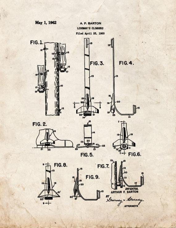 Patent Blueprint 5880 1 12 A4 Photo Print