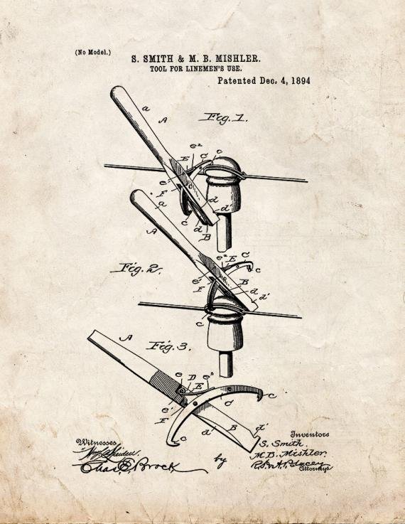 Patent Blueprint 5882 1 12 A4 Photo Print