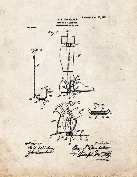 Patent Blueprint 5883 1 12 A4 Photo Print