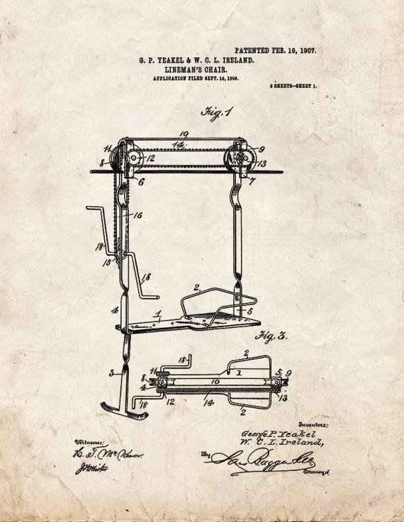 Patent Blueprint 5887 1 12 A4 Photo Print