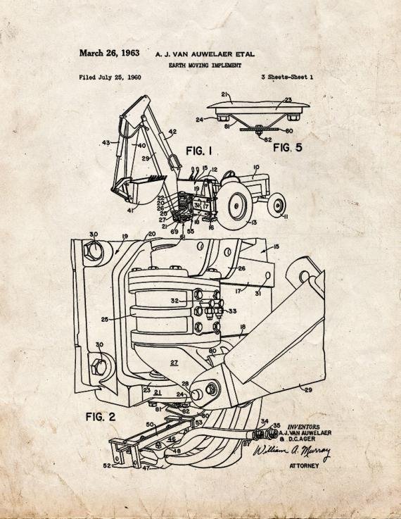 Patent Blueprint 5891 1 12 A4 Photo Print