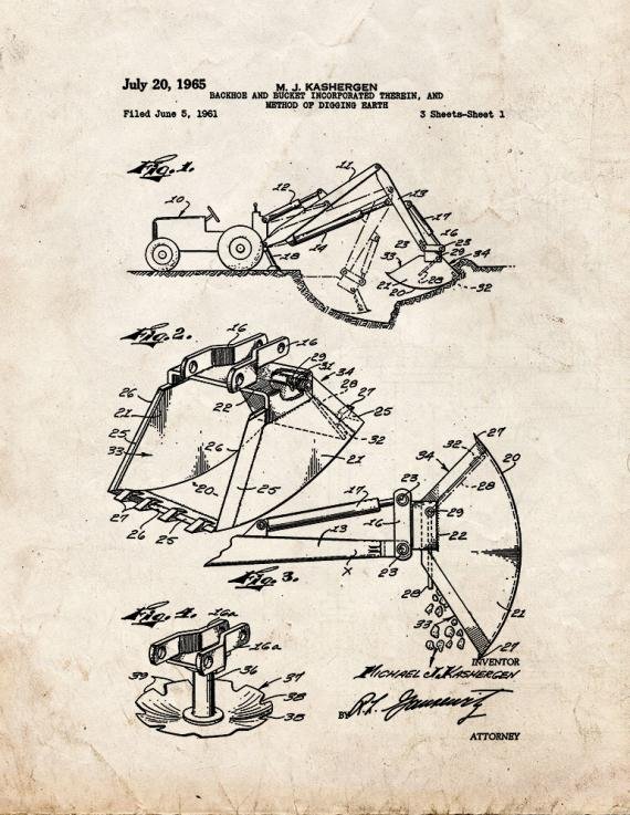 Patent Blueprint 5892 1 12 A4 Photo Print