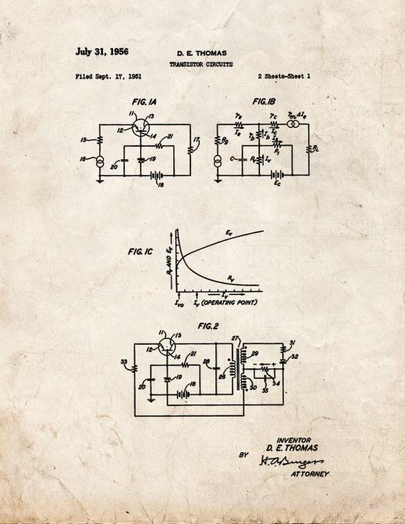 Patent Blueprint 5894 1 12 A4 Photo Print