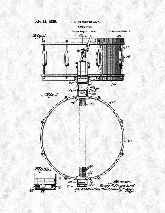 Patent Blueprint 59 1 12 80 paper gun A4 Photo Print