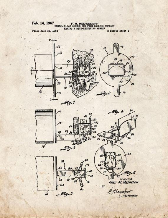 Patent Blueprint 5900 1 12 A4 Photo Print