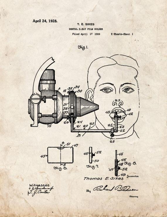Patent Blueprint 5902 1 12 A4 Photo Print