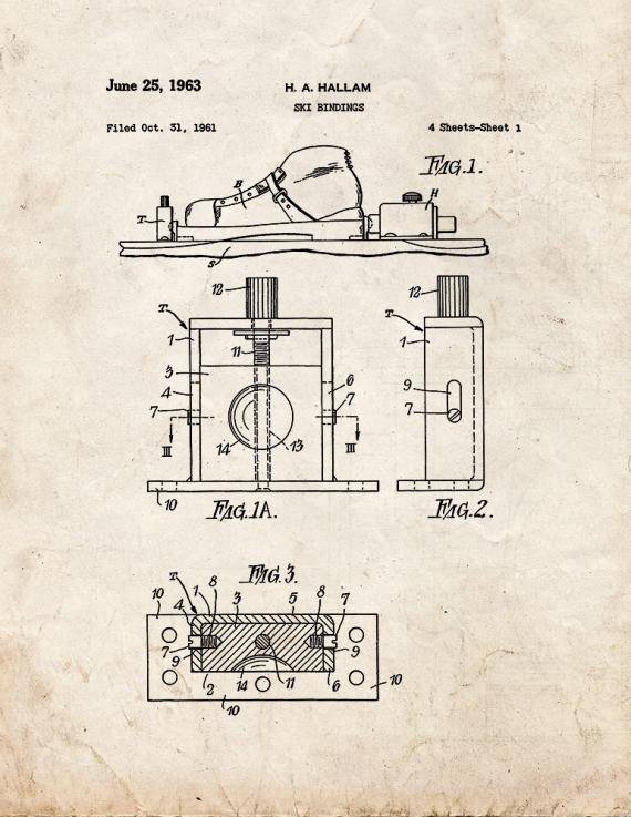 Patent Blueprint 5908 1 12 A4 Photo Print