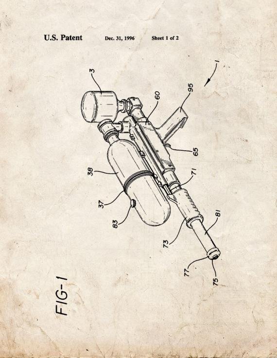 Patent Blueprint 591 2 12 A4 Photo Print