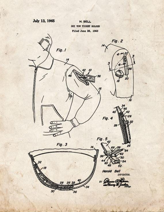 Patent Blueprint 5912 1 12 A4 Photo Print