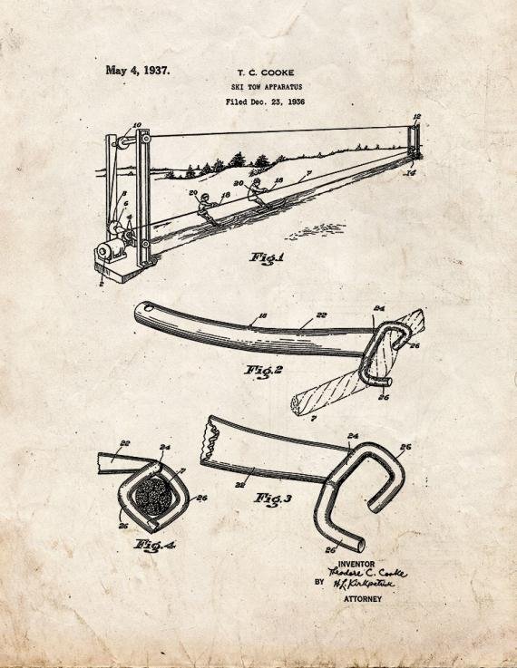 Patent Blueprint 5913 1 12 A4 Photo Print