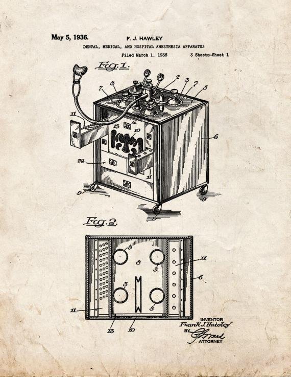 Patent Blueprint 5915 1 12 A4 Photo Print