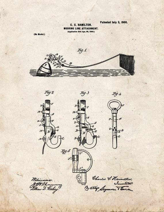 Patent Blueprint 5917 1 12 A4 Photo Print