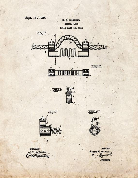 Patent Blueprint 5918 1 12 A4 Photo Print
