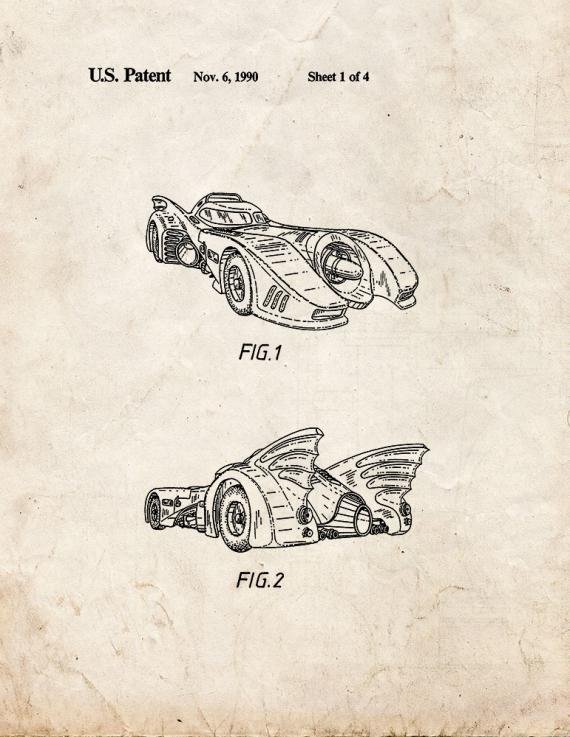 Patent Blueprint 592 2 12 A4 Photo Print