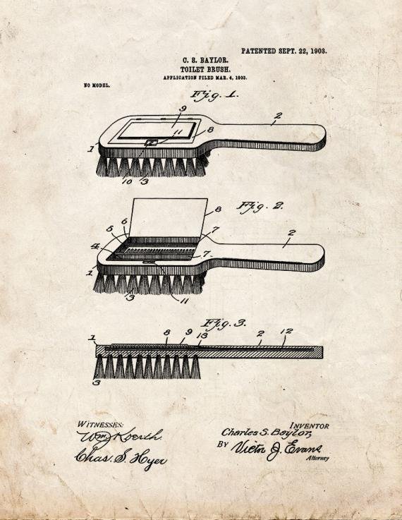 Patent Blueprint 5924 1 12 A4 Photo Print