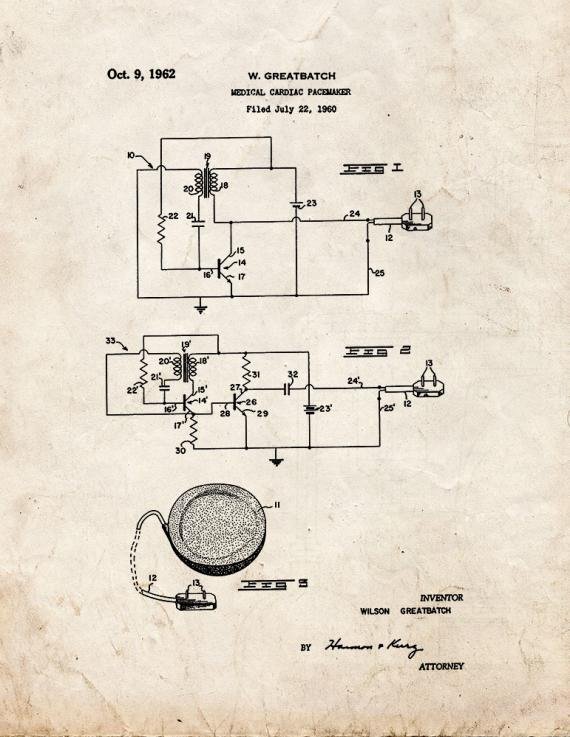 Patent Blueprint 5925 1 12 A4 Photo Print