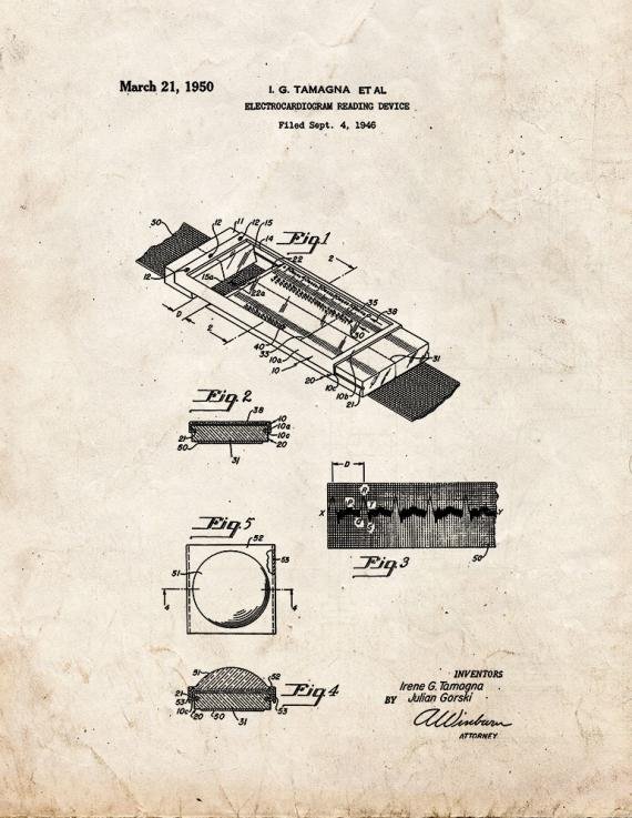 Patent Blueprint 5927 1 12 A4 Photo Print
