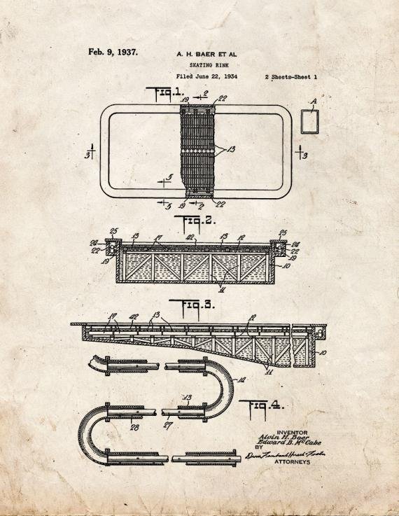 Patent Blueprint 5931 1 12 A4 Photo Print