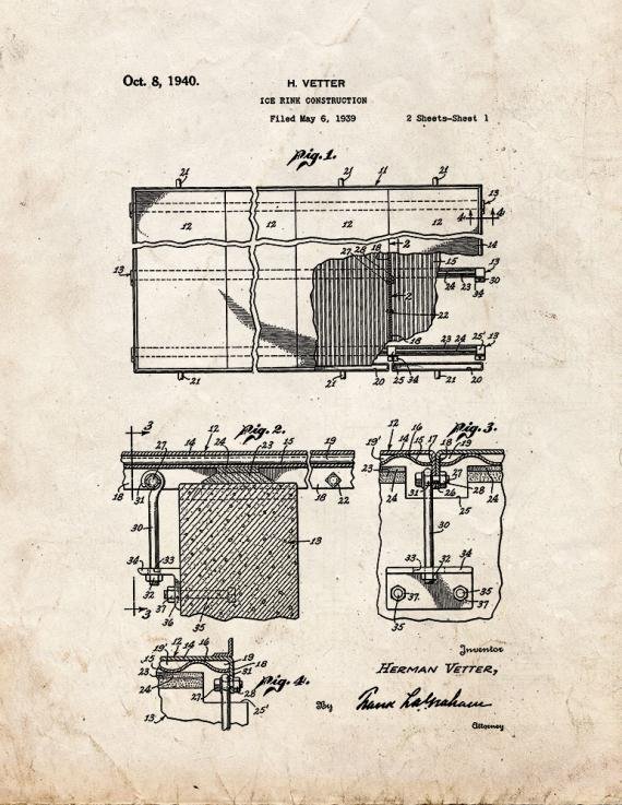 Patent Blueprint 5933 1 12 A4 Photo Print