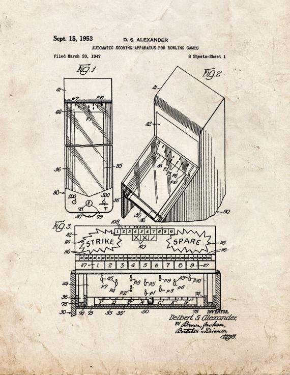 Patent Blueprint 5937 1 12 A4 Photo Print