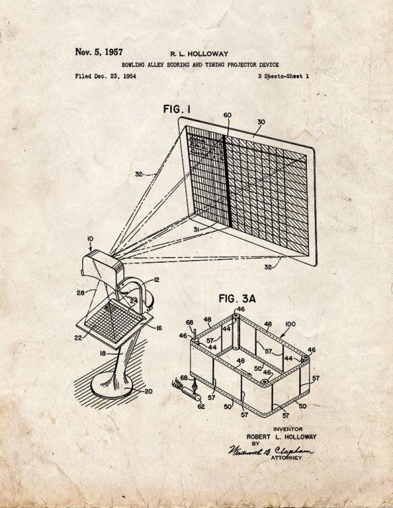Patent Blueprint 5939 1 12 A4 Photo Print