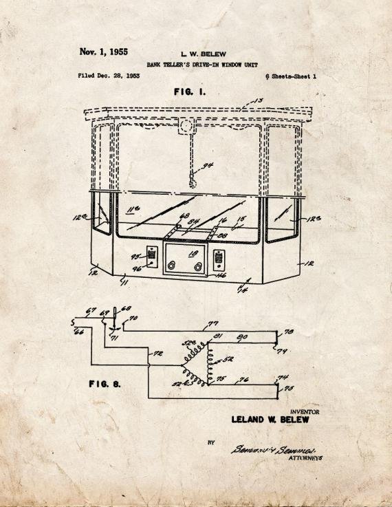 Patent Blueprint 5941 1 12 A4 Photo Print