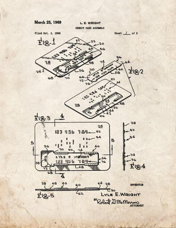 Patent Blueprint 5944 1 12 A4 Photo Print