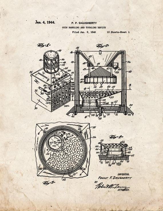 Patent Blueprint 5945 1 12 A4 Photo Print