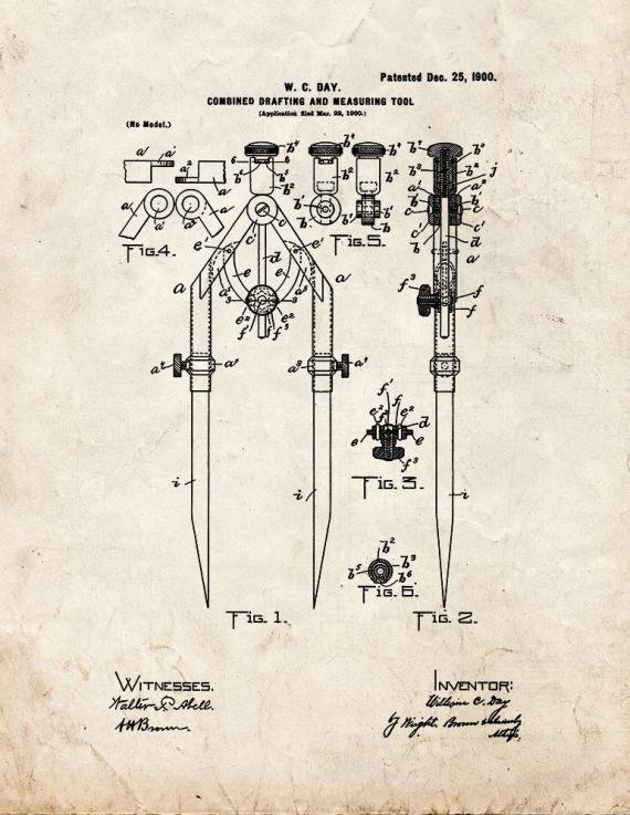 Patent Blueprint 5954 1 12 A4 Photo Print