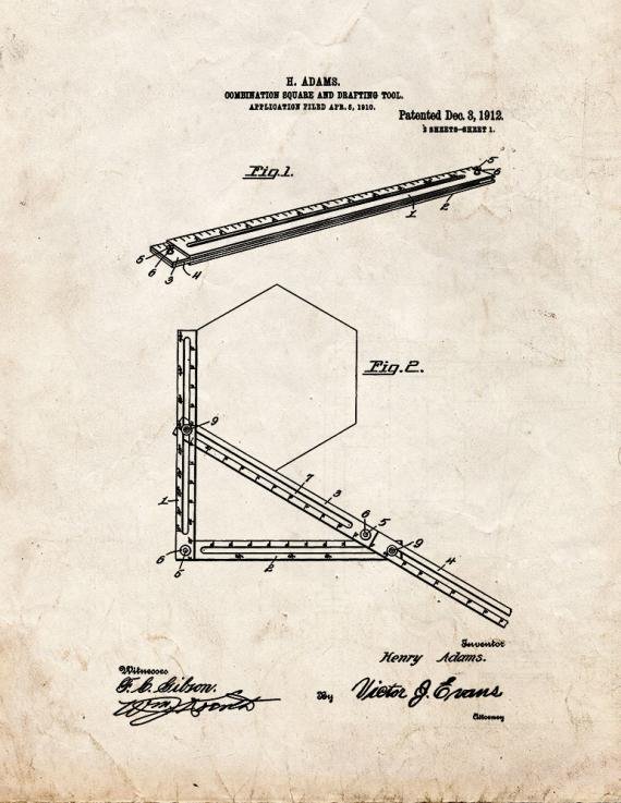 Patent Blueprint 5955 1 12 A4 Photo Print