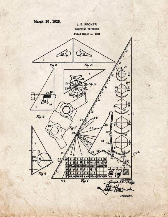 Patent Blueprint 5957 1 12 A4 Photo Print