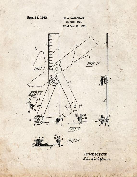 Patent Blueprint 5958 1 12 A4 Photo Print