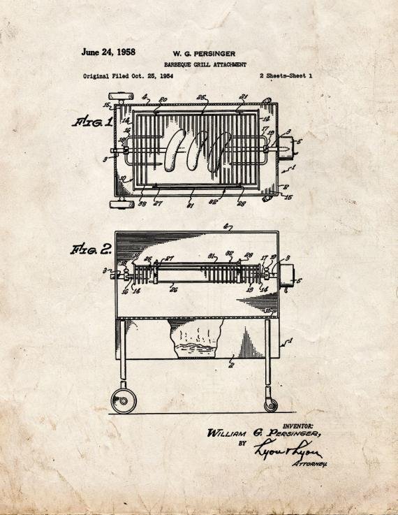Patent Blueprint 5968 1 12 A4 Photo Print