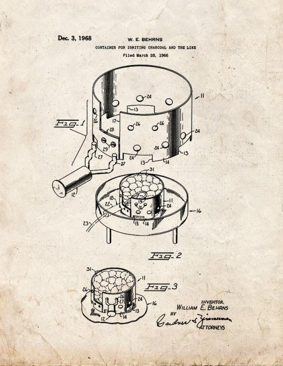Patent Blueprint 5970 1 12 A4 Photo Print