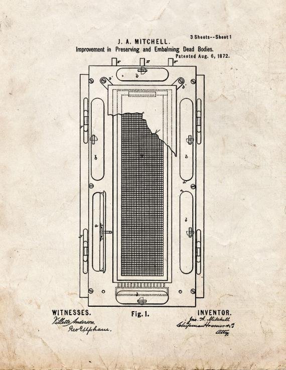 Patent Blueprint 5978 1 12 A4 Photo Print