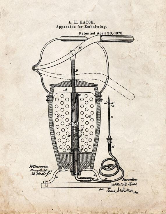 Patent Blueprint 5979 1 12 A4 Photo Print
