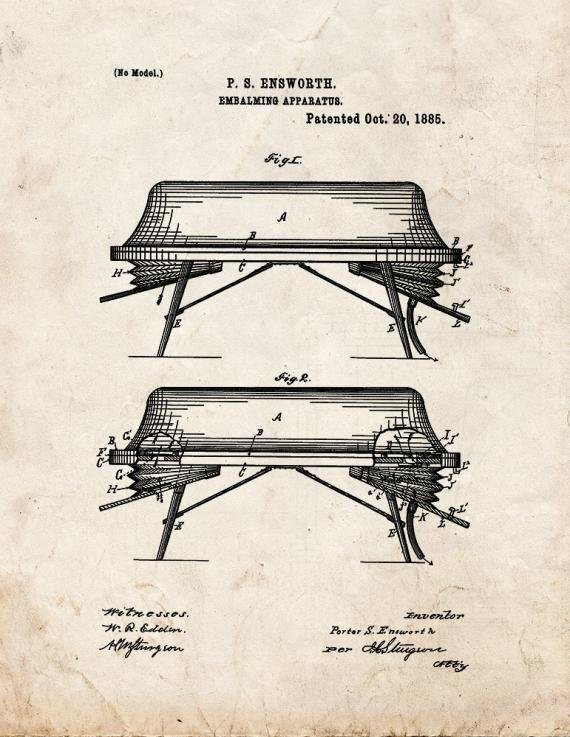 Patent Blueprint 5985 1 12 A4 Photo Print