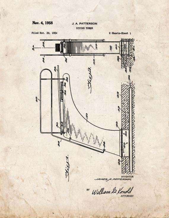 Patent Blueprint 6002 1 12 A4 Photo Print