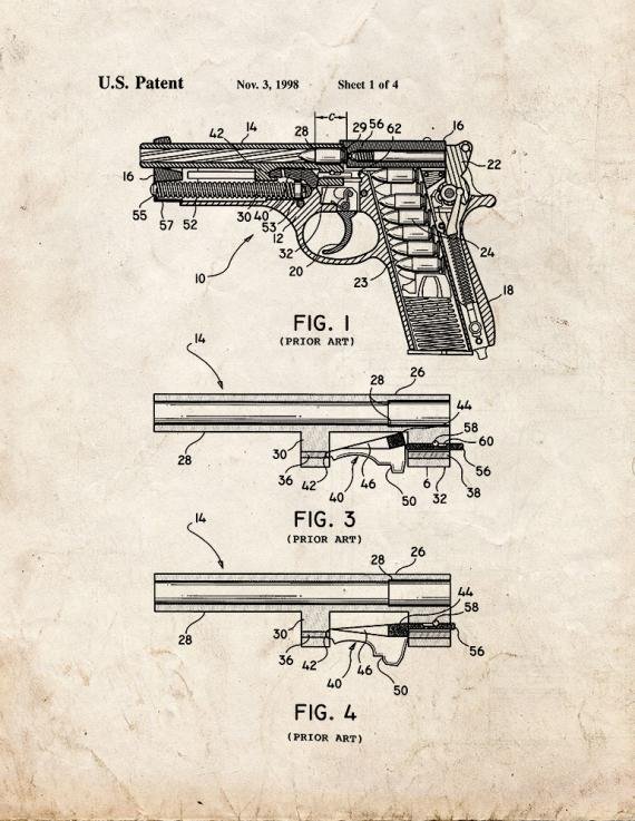 Patent Blueprint 6003 2 12 A4 Photo Print