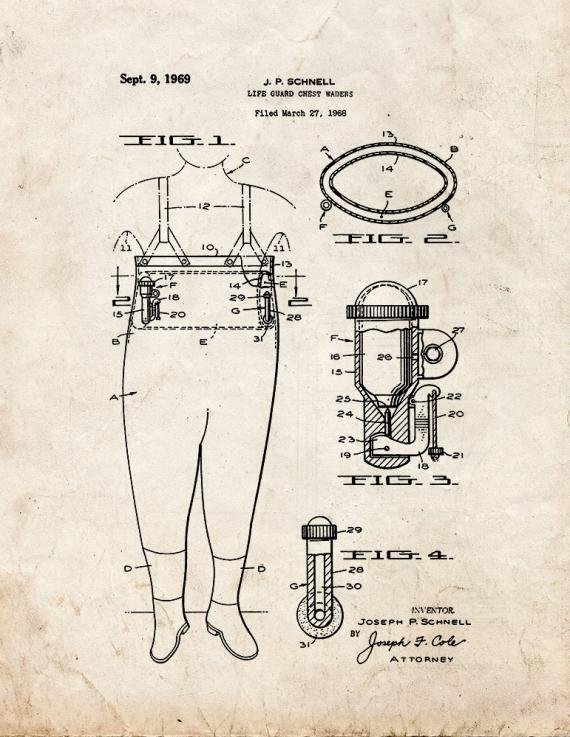 Patent Blueprint 6004 1 12 A4 Photo Print