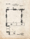 Patent Blueprint 6009 1 12 A4 Photo Print